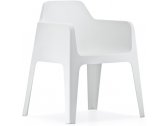 Кресло пластиковое PEDRALI Plus стеклопластик белый Фото 1
