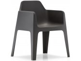 Кресло пластиковое PEDRALI Plus стеклопластик серый Фото 1