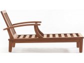 Шезлонг-лежак деревянный WArt Calypso ироко Фото 3
