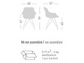Кресло с обивкой Gaber More TC металл, pu-flex, ткань Фото 2