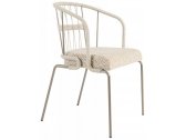 Кресло плетеное Tevet Pietrasanta Standard сталь, роуп, ткань Фото 1