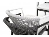 Кресло плетеное Varaschin Smart алюминий, роуп, ткань Фото 6