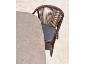 Кресло плетеное Varaschin Smart алюминий, роуп, ткань Фото 12