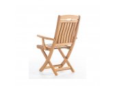 Кресло деревянное складное WArt Maya SK ироко Фото 3