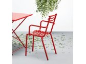 Кресло металлическое Ethimo Flower сталь оранжевый Фото 9