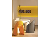 Кресло пластиковое SLIDE Amelie Standard полиэтилен тыквенный оранжевый Фото 5