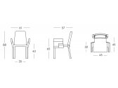 Кресло пластиковое SLIDE Doublix Standard полиэтилен Фото 2