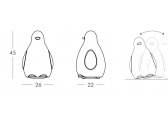 Светильник пластиковый Пингвин SLIDE Koko Lighting полиэтилен Фото 2