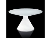 Стол пластиковый со стеклом светящийся SLIDE Ed Lighting полиэтилен, закаленное стекло белый Фото 4