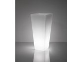 Кашпо пластиковое светящееся SLIDE Y-Pot Lighting полиэтилен белый Фото 7