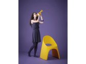 Кресло пластиковое SLIDE Amelie Standard полиэтилен шафрановый желтый Фото 4