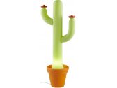 Светильник пластиковый напольный SLIDE Cactus Lighting полиэтилен зеленый, тыквенный оранжевый Фото 1
