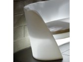 Кресло пластиковое светящееся SLIDE Rap Chair Lighting полиэтилен белый Фото 6