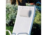 Кресло-шезлонг с подставкой для ног Magnani Cruise алюминий, текстилен Фото 16