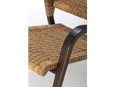 Кресло плетеное с подушкой Exteta Poltrona Bergere 1939 сапелли, ива, ткань Фото 9
