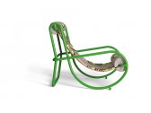 Лаунж-кресло металлическое с обивкой Exteta Locus Solus сталь, ткань Фото 11