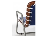 Кресло деревянное с обивкой Exteta Sunset Lounge сапелли, алюминий, ткань Фото 4