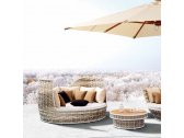 Лаунж-диван плетеный Higold Shenzhou X алюминий, искусственный ротанг, sunbrella, олефин Фото 11