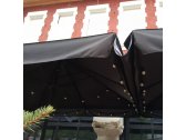 Зонт профессиональный KUPAVNA С рычажным приводом сталь, ткань оксфорд белый, бежевый Фото 10