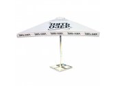 Зонт профессиональный KUPAVNA С рычажным приводом сталь, ткань оксфорд белый, бежевый Фото 7