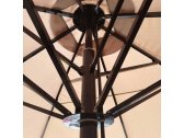 Зонт профессиональный KUPAVNA Телескопический сталь, ткань оксфорд белый, кремовый Фото 12