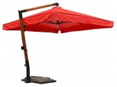 Зонт профессиональный KUPAVNA Консольный лиственница, металл, ткань оксфорд бежевый Фото 1