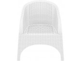 Кресло пластиковое плетеное Siesta Contract Aruba стеклопластик белый Фото 11