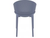 Кресло пластиковое Siesta Contract Sky стеклопластик, полипропилен темно-серый Фото 8