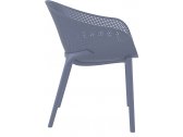 Кресло пластиковое Siesta Contract Sky стеклопластик, полипропилен темно-серый Фото 11