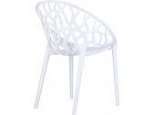 Кресло пластиковое Siesta Contract Crystal поликарбонат белый Фото 10