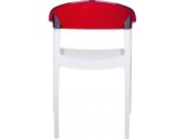 Кресло пластиковое Siesta Contract Carmen стеклопластик, поликарбонат белый, красный Фото 11