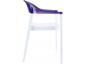Кресло пластиковое Siesta Contract Carmen стеклопластик, поликарбонат белый, фиолетовый Фото 13