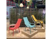 Лаунж-кресло пластиковое Nardi Net Lounge стеклопластик антрацит Фото 5