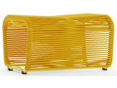 Кресло-шезлонг с пуфом Aurica Бали алюминий, роуп желтый Фото 5