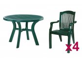 Комплект пластиковой мебели Siesta Garden Truva Classic пластик зеленый Фото 2