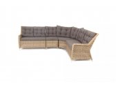 Комплект плетеной мебели 4SIS Бергамо алюминий, искусственный ротанг соломенный Фото 2
