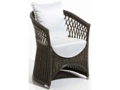 Кресло плетеное с подушками DFN Vega  лоза, натуральный ротанг, ткань Фото 1