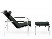 Кресло дизайнерское Proiezione Genni сталь, кожа Фото 6