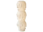 Кашпо пластиковое светящееся SLIDE Threebu Totem Pot 3 Lighting полиэтилен белый Фото 4