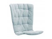 Кресло-качалка пластиковое с подушкой Nardi Folio стеклопластик, акрил белый, голубой Фото 10