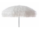 Зонт пляжный профессиональный Magnani Kenia алюминий, Tempotest Para, рафия белый Фото 3
