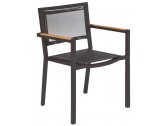 Кресло металлическое Giardino Di Legno Lui & Lei алюминий, батилин, тик антрацит, черный Фото 1