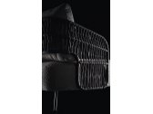 Кресло плетеное с обивкой DITRE 356 Outdoor Woven металл, окуме, роуп, пенополиуретан, ткань Фото 8