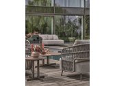 Лаунж-диван плетеный DITRE 356 Outdoor Woven металл, окуме, роуп, пенополиуретан, ткань Фото 7