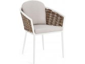 Кресло плетеное с подушками Garden Relax Maribela алюминий, искусственный ротанг, олефин белый, бежевый Фото 1