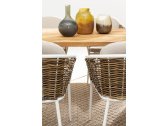 Кресло плетеное с подушками Garden Relax Maribela алюминий, искусственный ротанг, олефин белый, бежевый Фото 9