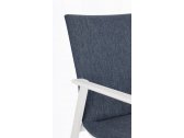 Кресло металлическое с обивкой Garden Relax Odeon алюминий, текстилен, олефин белый, деним Фото 8