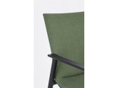 Кресло металлическое с обивкой Garden Relax Odeon алюминий, текстилен, олефин антрацит, оливковый Фото 9