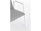 Кресло металлическое с обивкой Garden Relax Odeon алюминий, текстилен, олефин белый, серый Фото 7