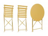 Комплект обеденной складной мебели Garden Relax Wissant сталь желтый Фото 4